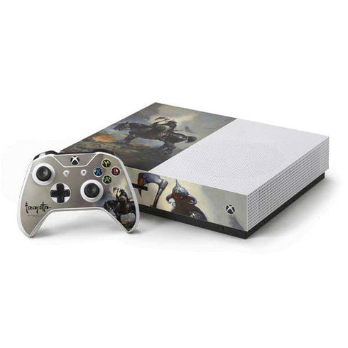 Frazetta Death Dealer on Horseback Xbox One S Console and Controller Bundle Skin